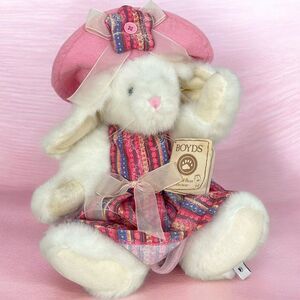 VTG Boyds Buffy B Bunny Plush Rabbit EASTER Best Dressed Series Stuffed Animal